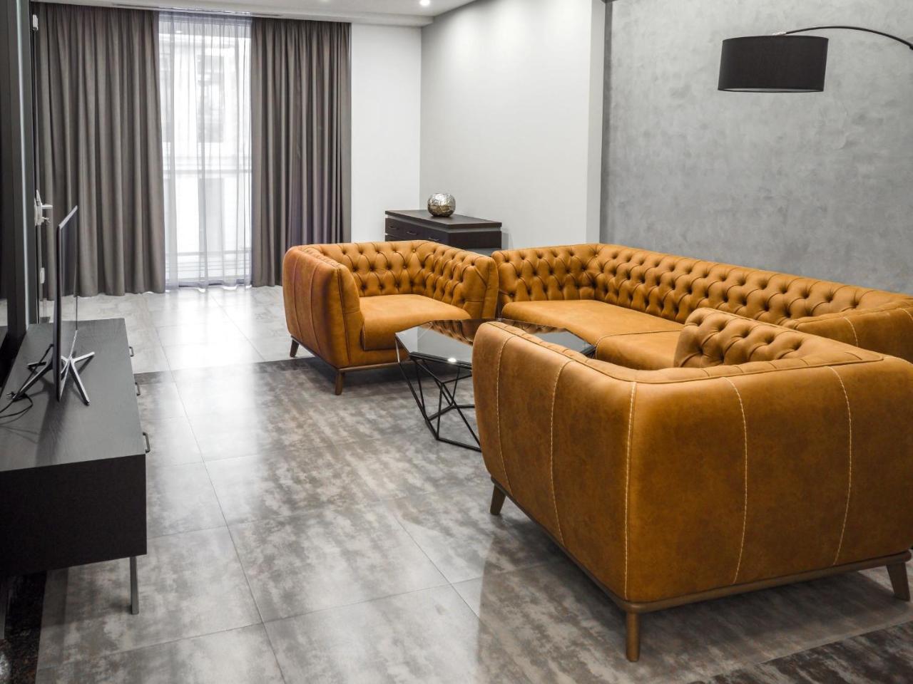 Aghababyan'S Hotel Jerevan Exteriér fotografie A 3D rendering of a living room